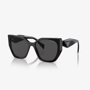 Prada Black Oversized Cat-Eye Sunglasses